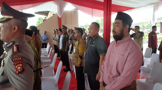 Pengadilan Negeri Bangkinang Kelas IB Menghadiri Acara Pembukaan Pendidikan Siswa Baru SPN Polda Riau