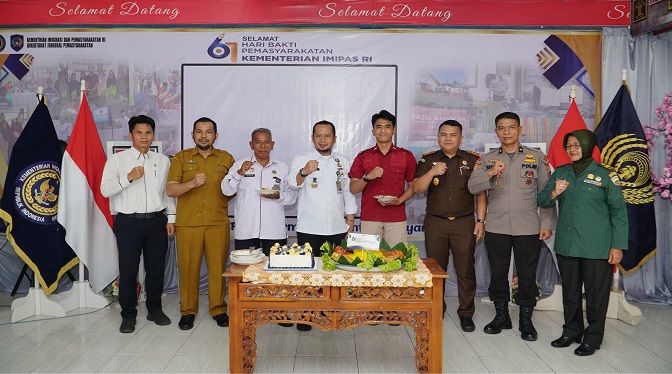 Pengadilan Negeri Bangkinang Kelas IB Menghadiri Acara Tasyakuran Hari Bakti Pemasyarakatan Ke – 61